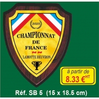 Plaque bois : Réf SB5 